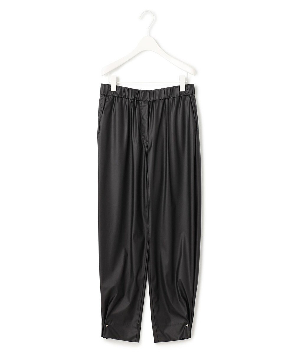 ICB 【洗える】 ライトフェイクレザー バレルパンツ 