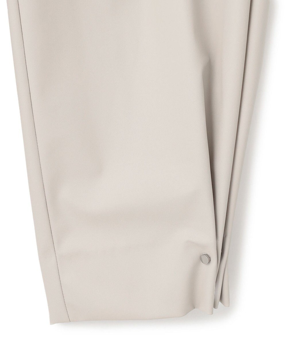 ICB 【洗える】 ライトフェイクレザー バレルパンツ 