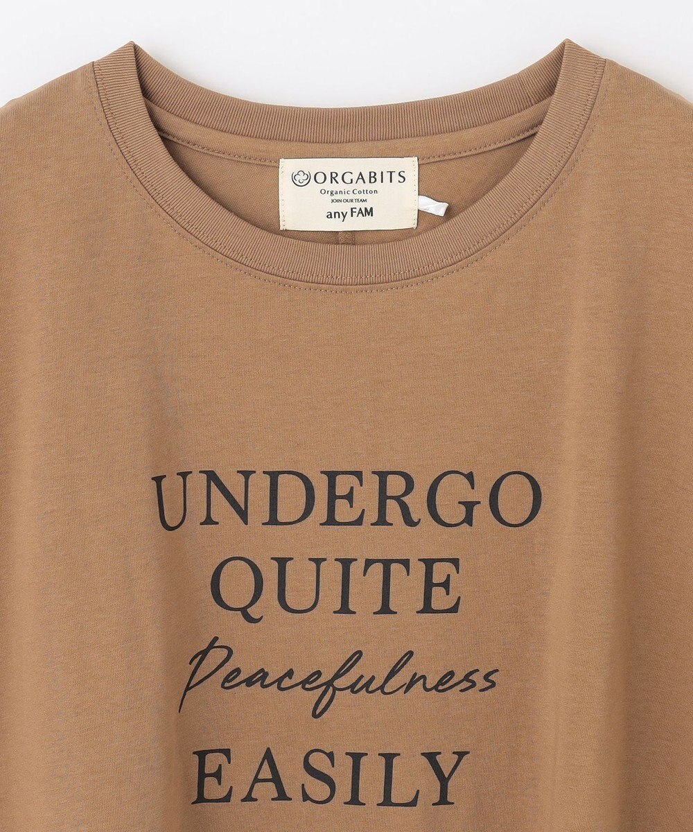 ANY 【UVケア/接触冷感】チュニック丈半袖ロゴTシャツ 