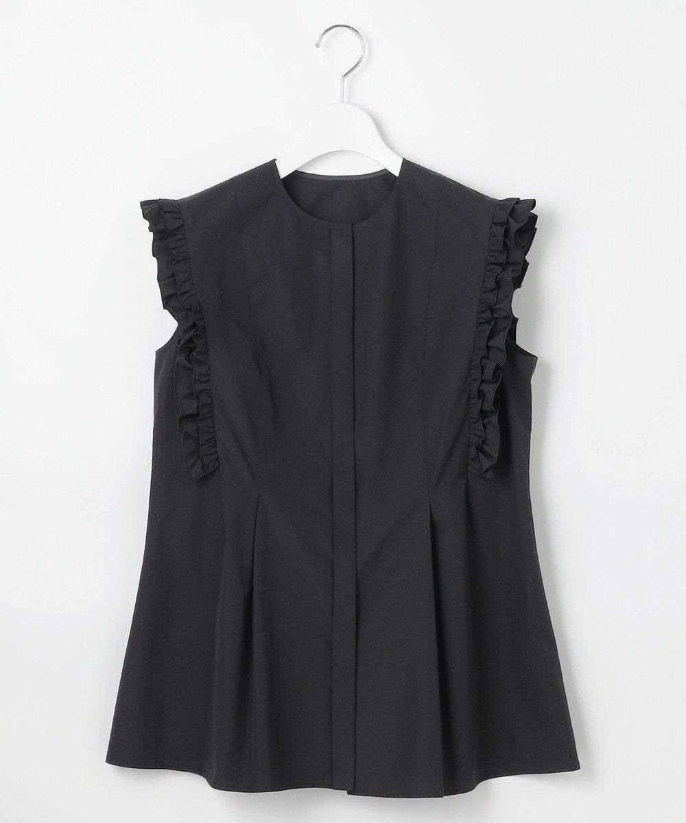 23区 L 【R(アール)】THOMAS MASON フリル ノースリーブブラウス 