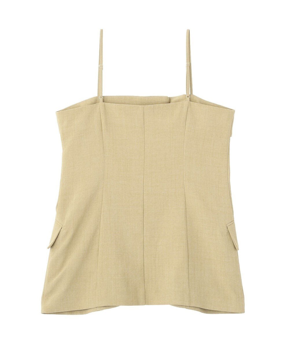 earth music&ecology 【セットアップ対応】フラップボタンビスチェ 