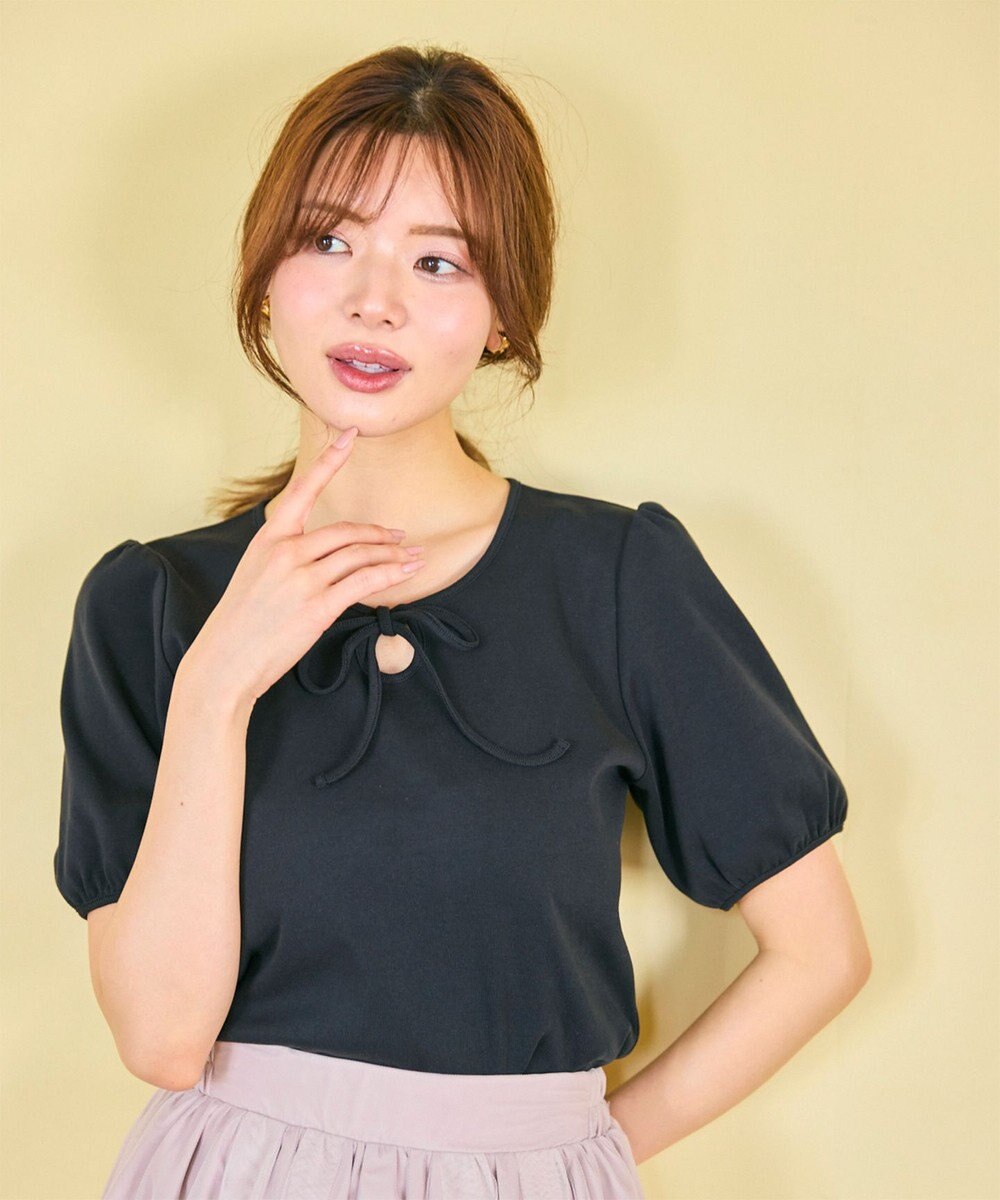 Feroux リボンアクセント Ｔシャツ 