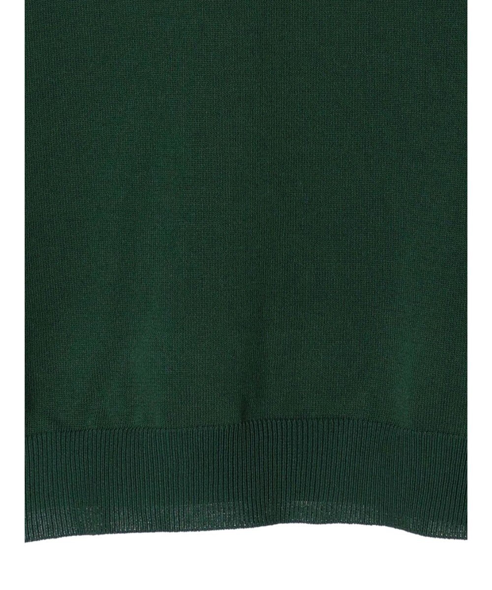 Green Parks 袖楊柳ドッキングニットプルオーバー 