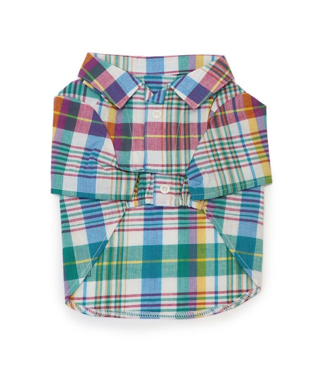 PET PARADISE J.PRESS マドラスチェック シャツ 小型犬 