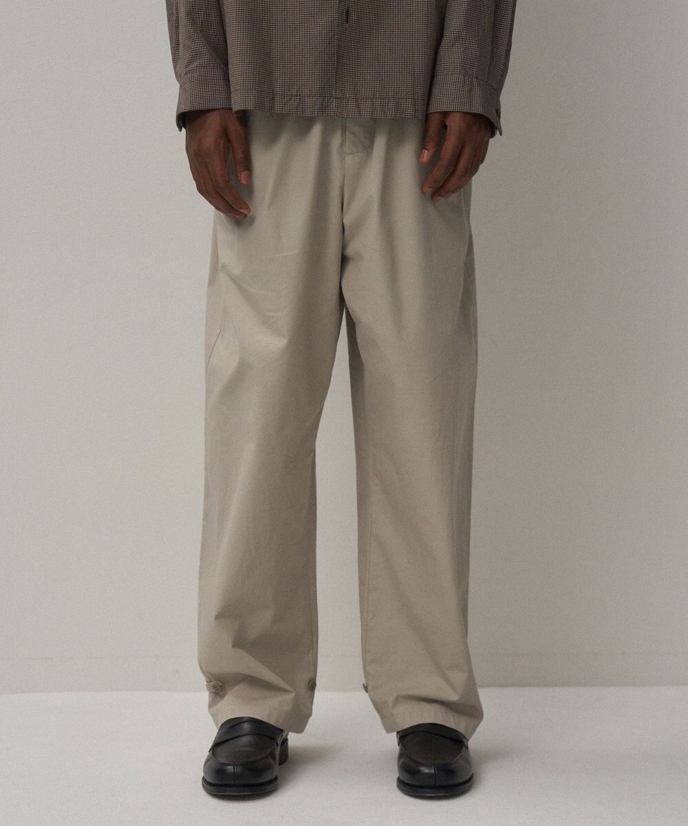 ATON LIGHT TC GABARDINE | ウォッシュドワイドパンツ - UNISEX 