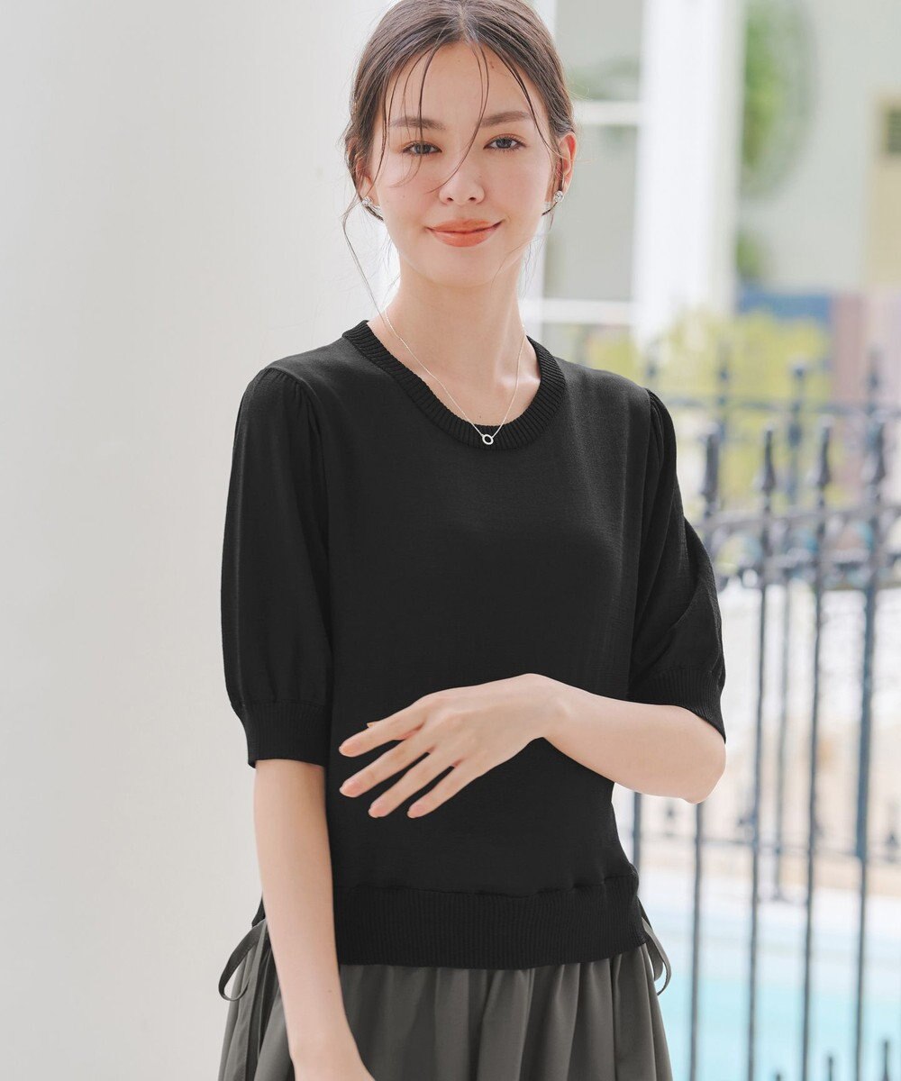 Tiaclasse L 【洗える】ニットドッキングワンピース 