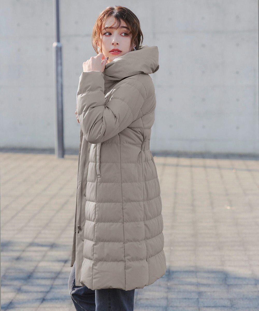 Tiaclasse 【ダウン70%撥水加工】スタンドカラーダウンコート 