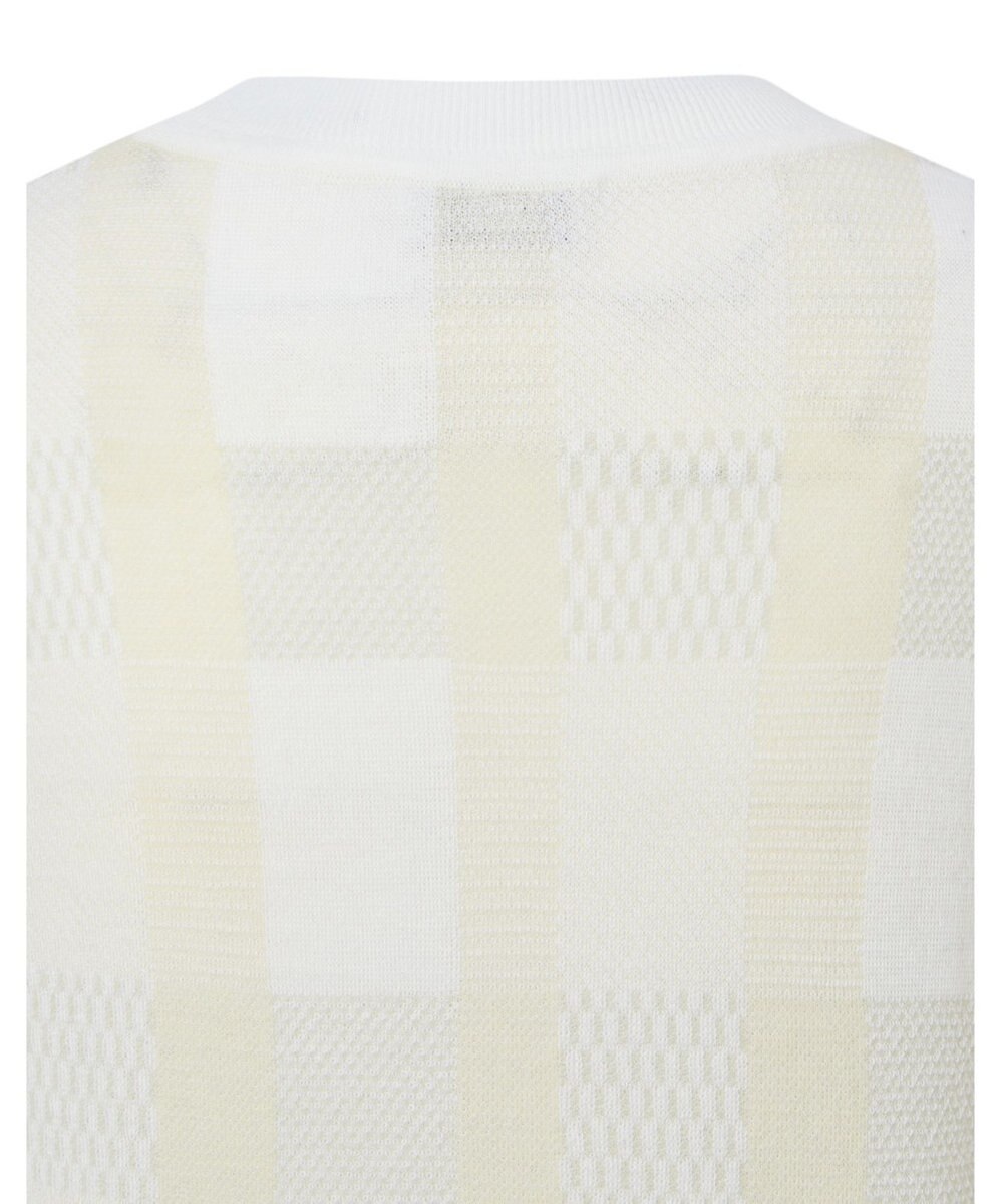 DAKS 【DAKS GOLF】ウールブレンドストレッチチェックセーター 