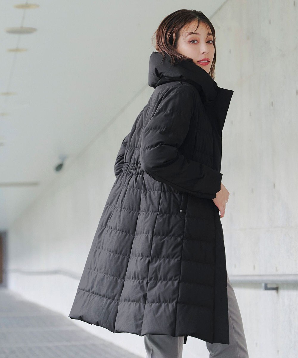 Tiaclasse 【ダウン70%撥水加工】スタンドカラーダウンコート 