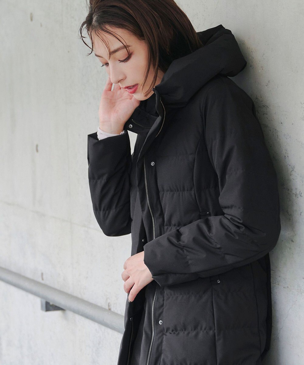 Tiaclasse 【ダウン70%撥水加工】スタンドカラーダウンコート 