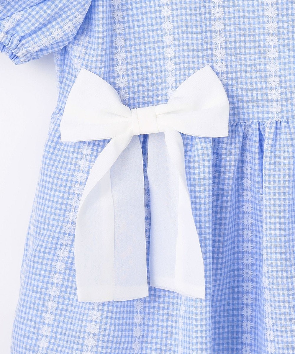 ANY KIDS 【洗濯機可能】サッカー ストライプワンピース 