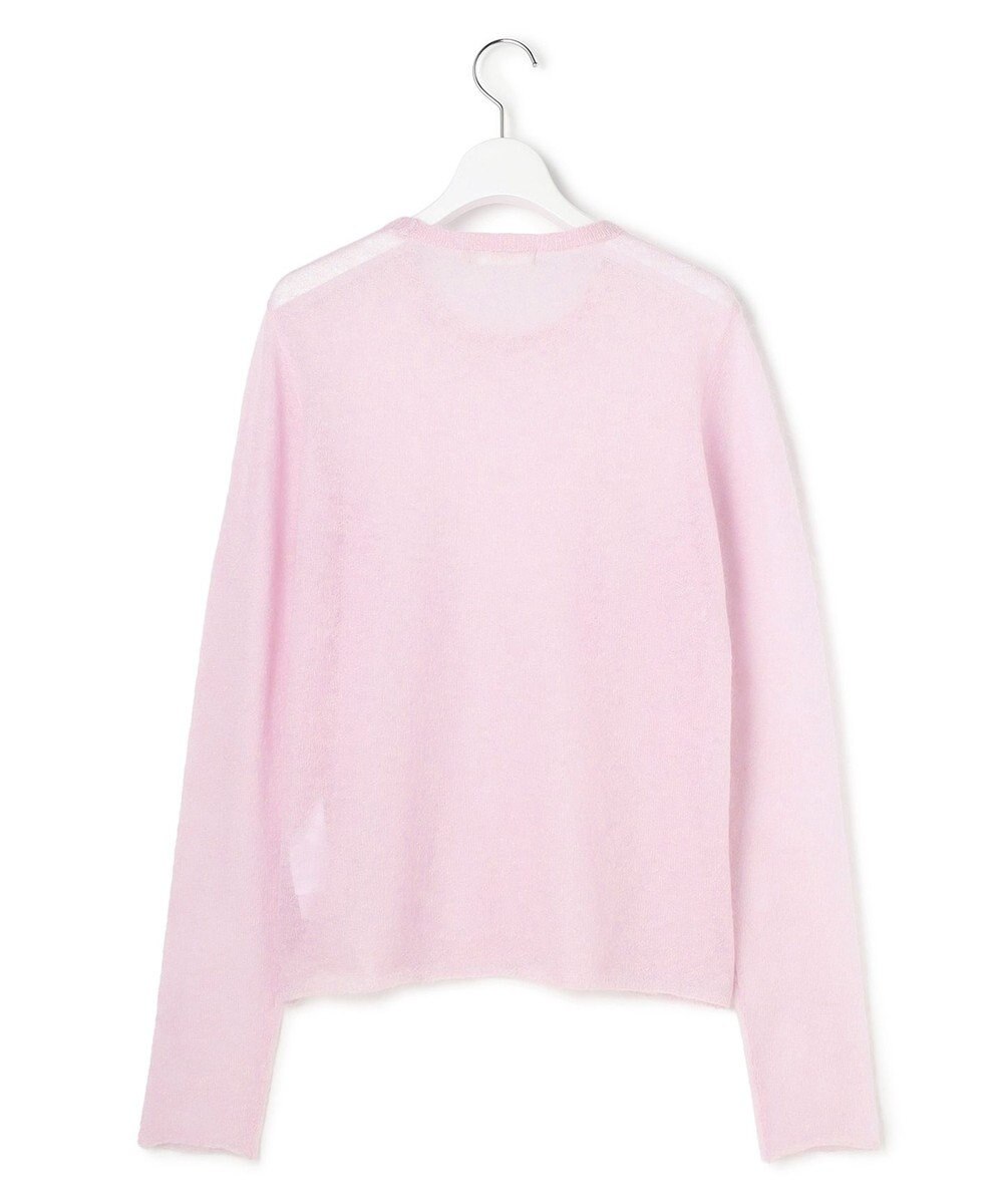 ICB L 【洗える】 シルキーシアーモヘヤ ニットプルオーバー 