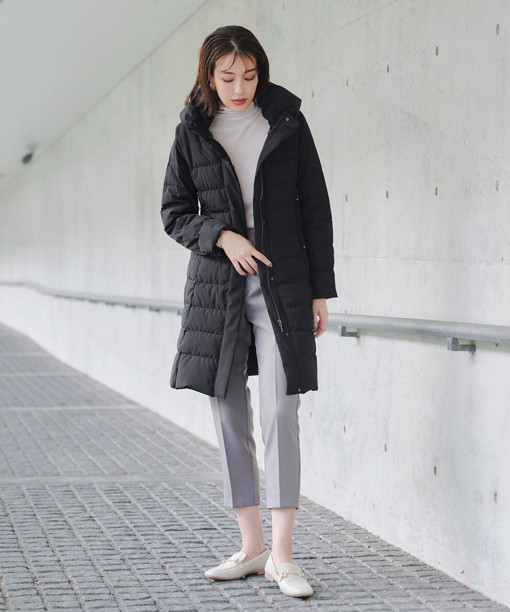 Tiaclasse 【ダウン70%撥水加工】スタンドカラーダウンコート 