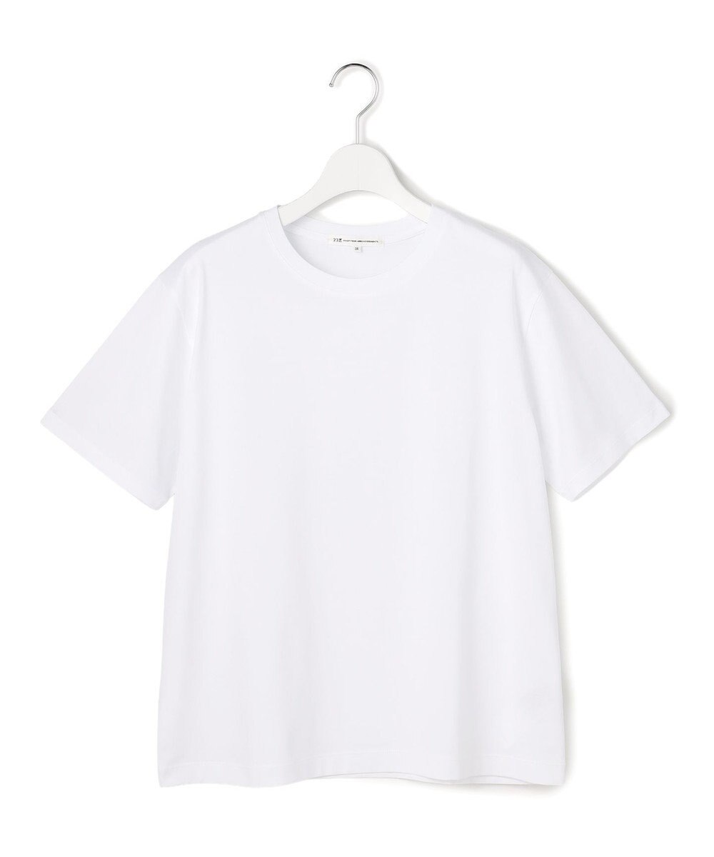23区 シルキータッチ ベーシック Tシャツ 