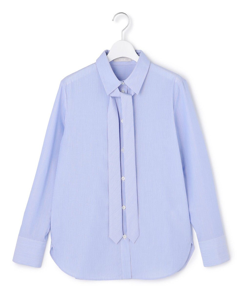 ICB 【先行予約・2WAY】 クリーンブロード タイ付きシャツ 