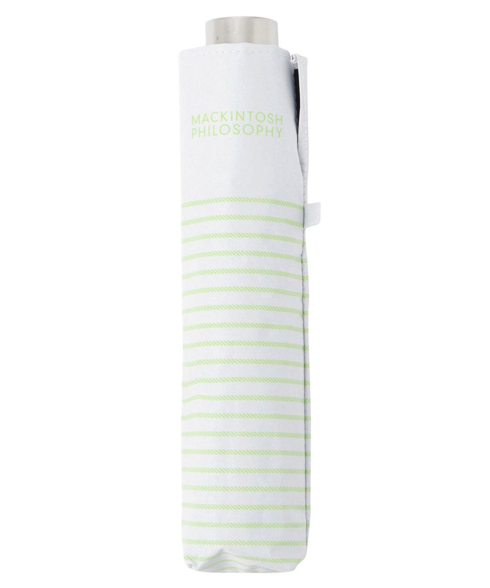 MOONBAT 【軽量】マッキントッシュ フィロソフィー 晴雨兼用日傘 折りたたみ傘 ボーダー／遮光 遮熱 UV 