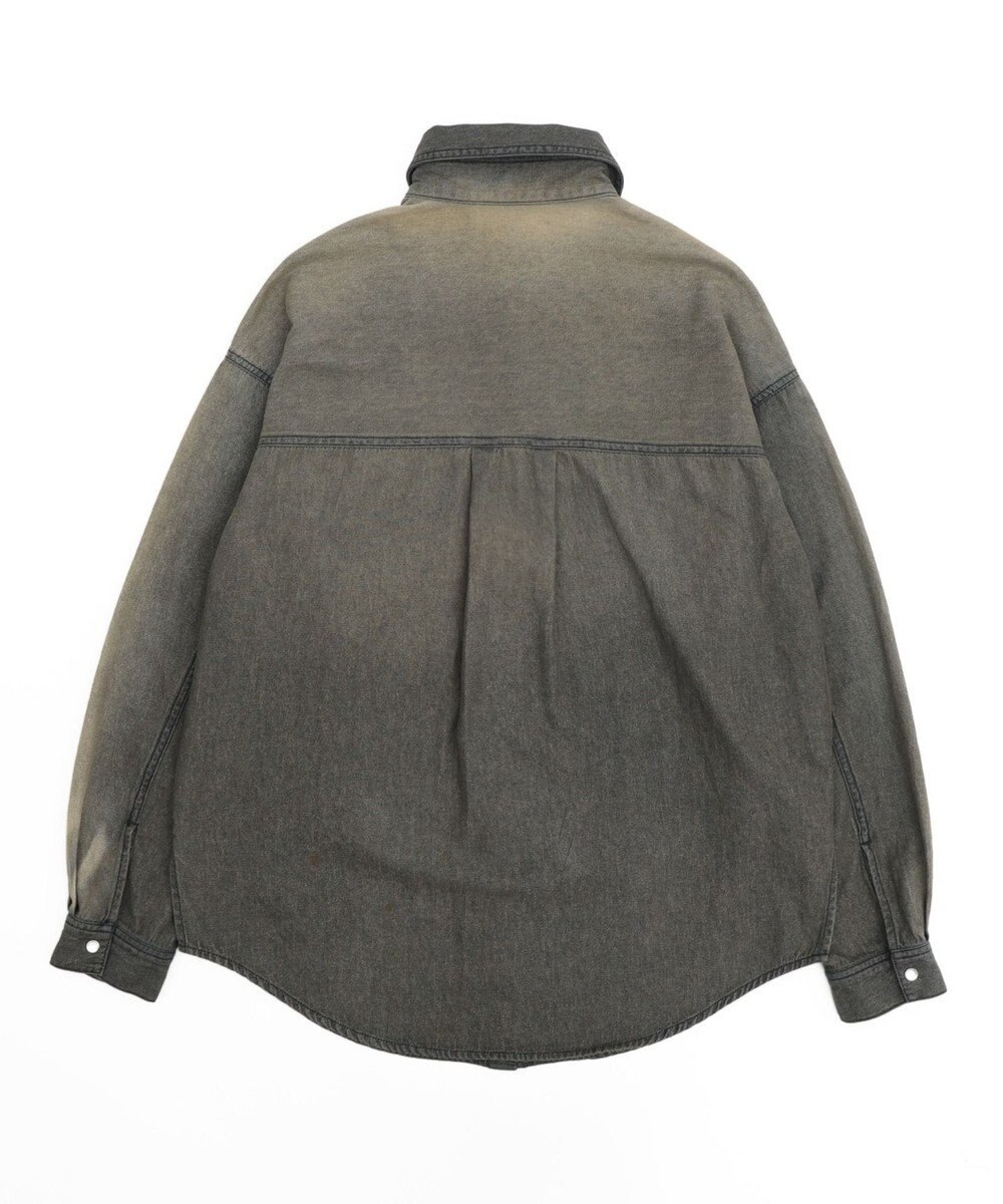 WEGO デニムウエスタンBIGシャツ 