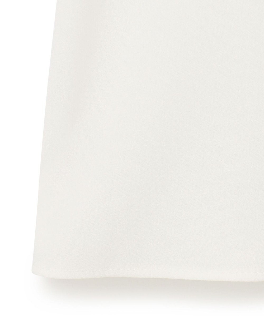 ICB 【速乾・洗える】BackSatinAmunzen ラッフルデザインブラウス 