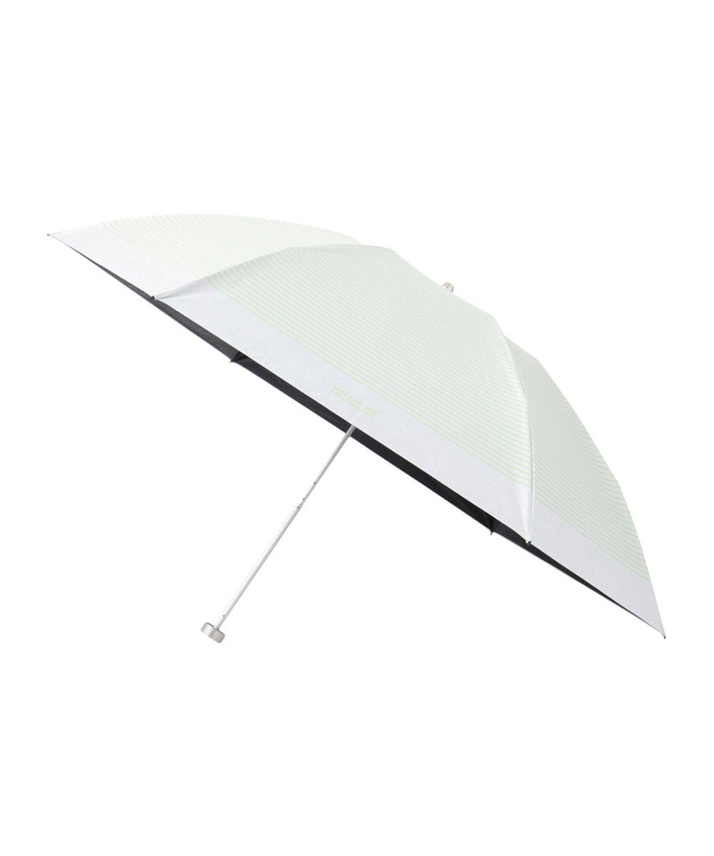MOONBAT 【軽量】マッキントッシュ フィロソフィー 晴雨兼用日傘 折りたたみ傘 ボーダー／遮光 遮熱 UV 