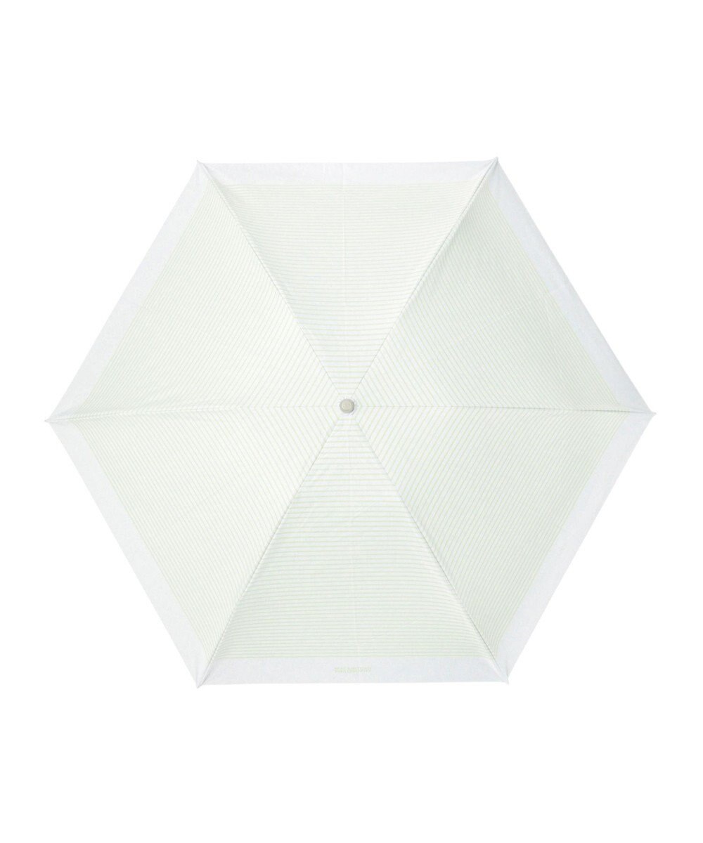 MOONBAT 【軽量】マッキントッシュ フィロソフィー 晴雨兼用日傘 折りたたみ傘 ボーダー／遮光 遮熱 UV 