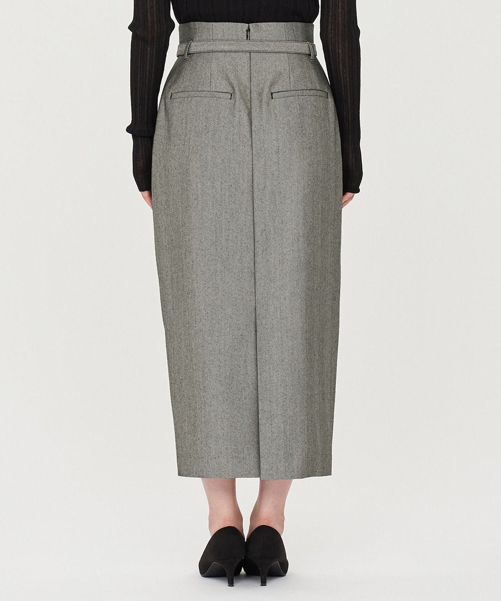 uncrave ヘリンボーンスーツ スカート（uncrave WHITE） 