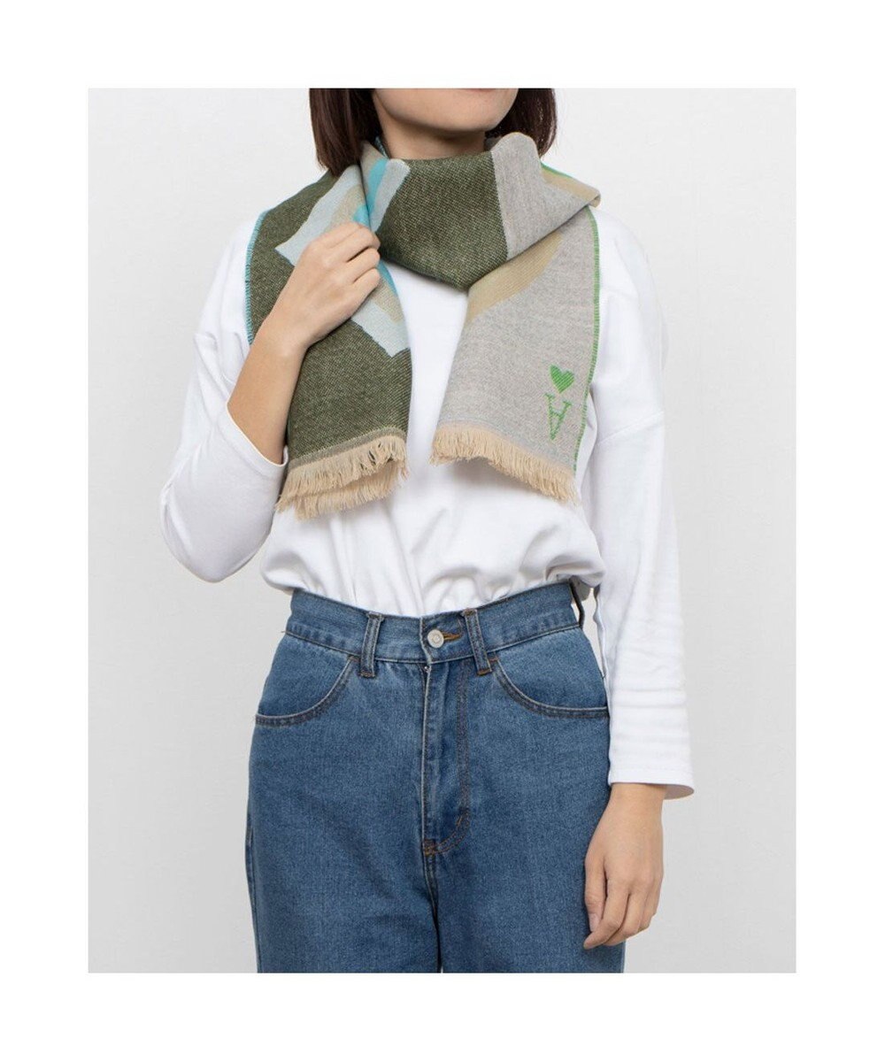 UNBILLION カシュネ cache nez / トランプ柄マフラー 