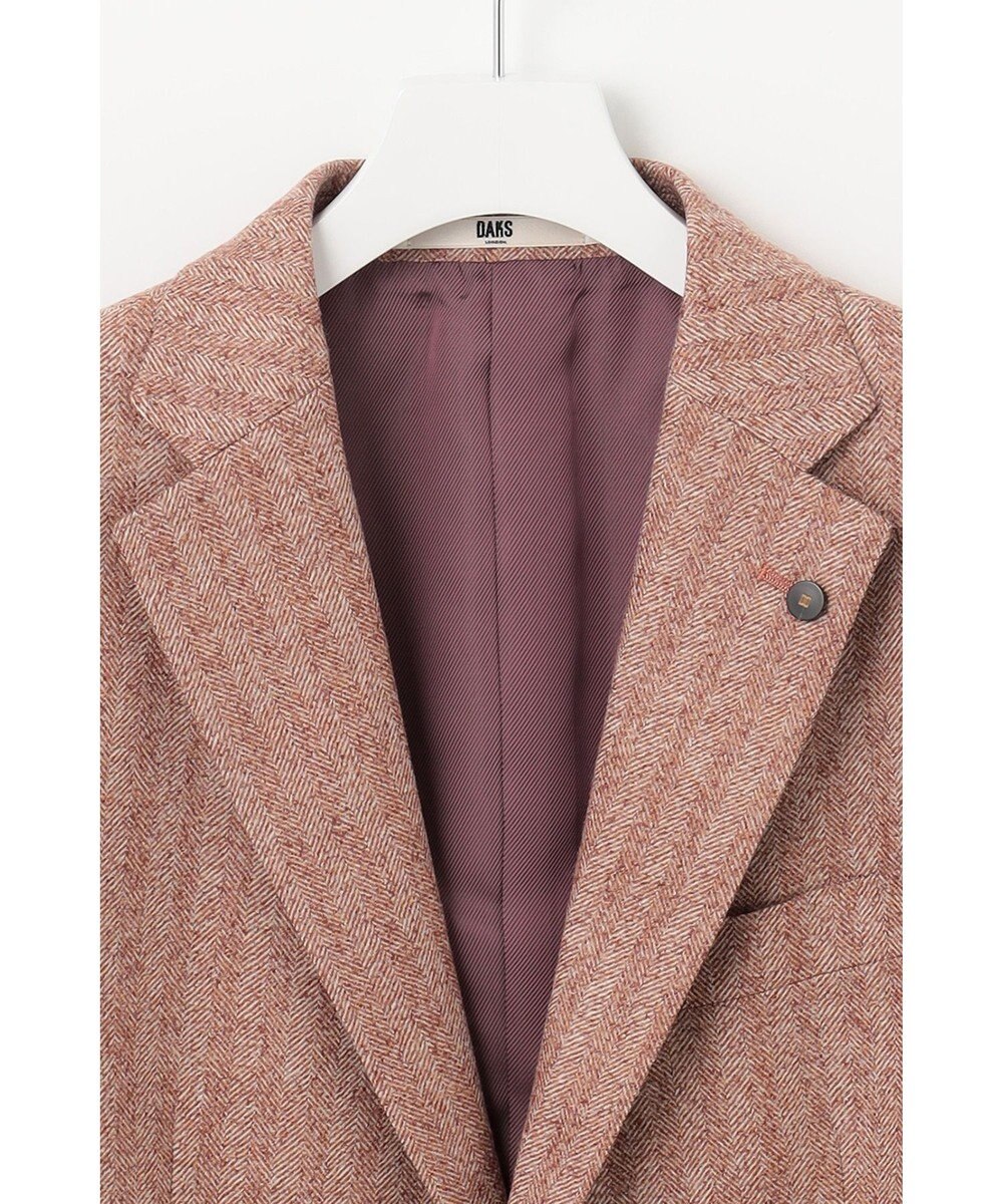 DAKS 【Tallia Di Delfino】ヘリンボーン ニューイントン・ジャケット 