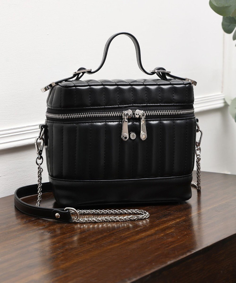 style code 【MERCURYDUO/マーキュリーデュオ】ストライプキルティング　バニティミニショルダーバッグ 