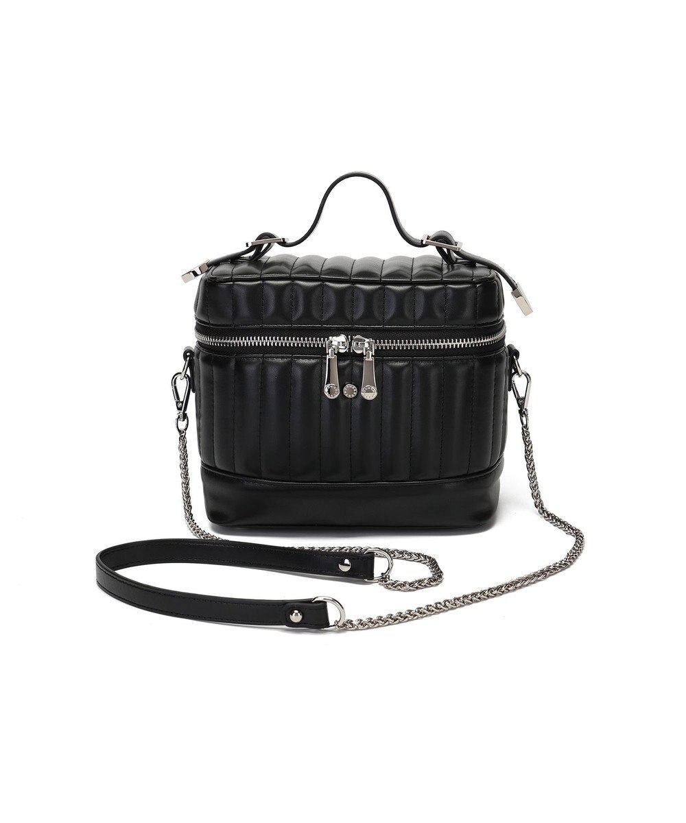 style code 【MERCURYDUO/マーキュリーデュオ】ストライプキルティング　バニティミニショルダーバッグ 