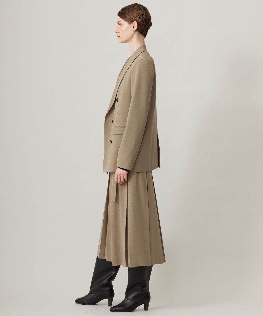 ICB 【洗える】ウール2WAYストレッチ スカート 