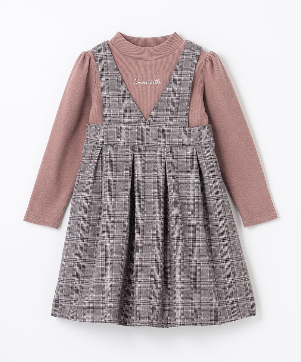 ANY KIDS ドッキングチェックワンピース 