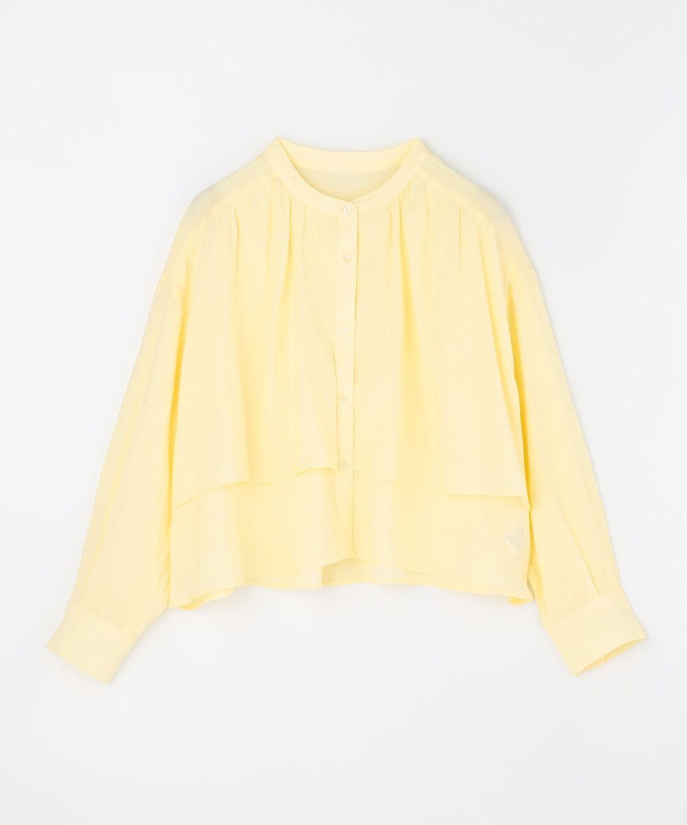 ANY ラッフルクロップドシャツ 