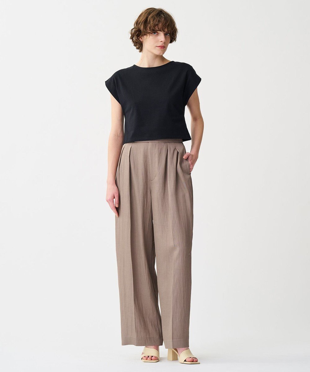 uncrave プレーンストレッチ ショートトップス 