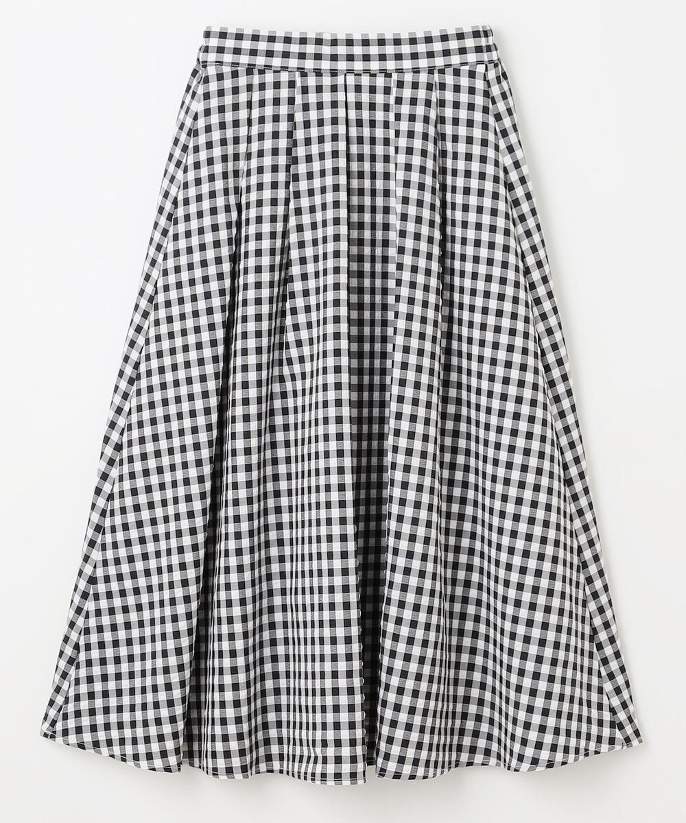 ANY 【ウエストゴム】ギンガムフレアスカート 