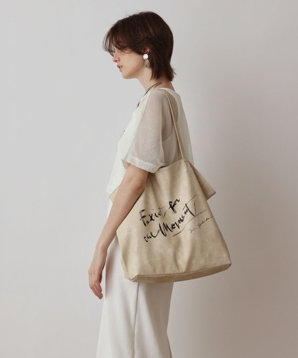 GRACE CONTINENTAL ロゴレザートート 