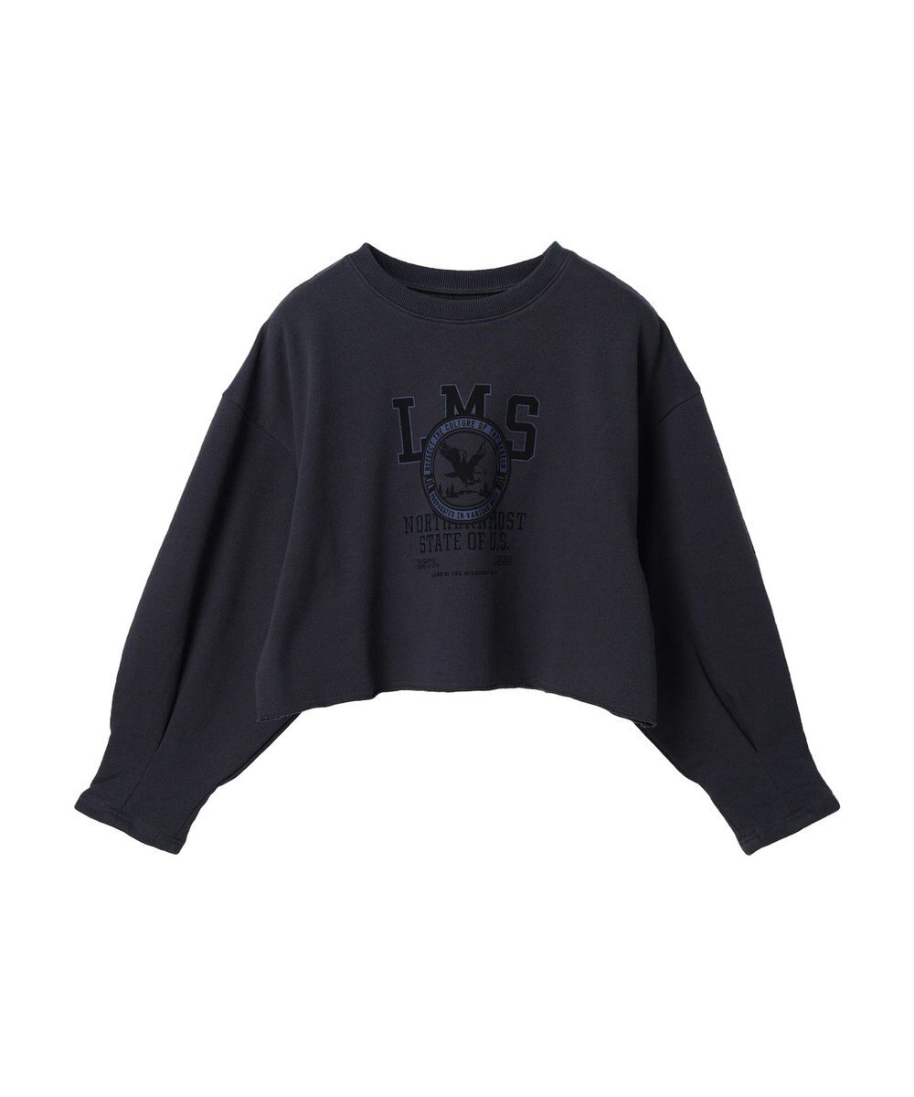 Green Parks クロップド丈ロゴプルオーバー 