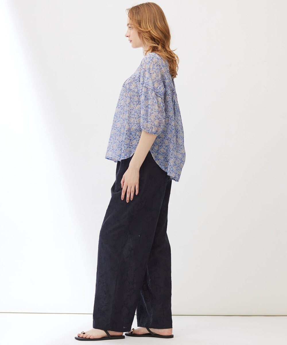 23区 【Indian Factory】コットンボイル ブラウス 