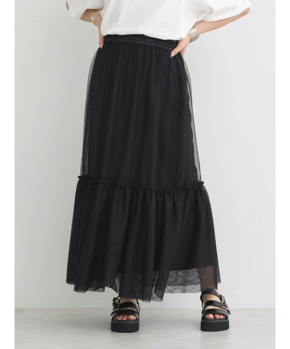 earth music&ecology Ｍｕｌｔｉｗａｙチュールスカート 