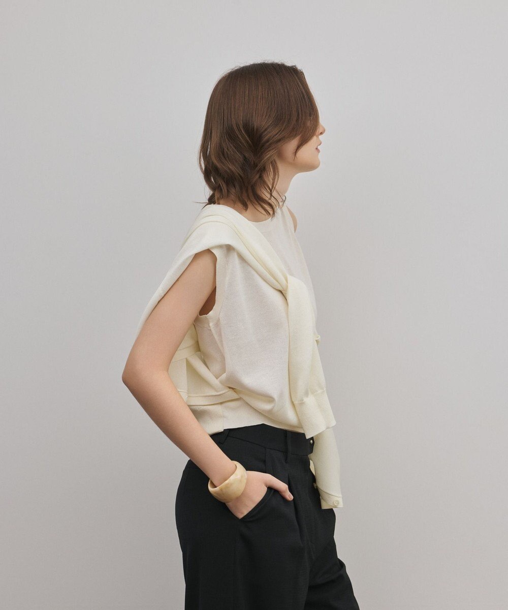 GRACE CONTINENTAL レイヤードニットトップ 