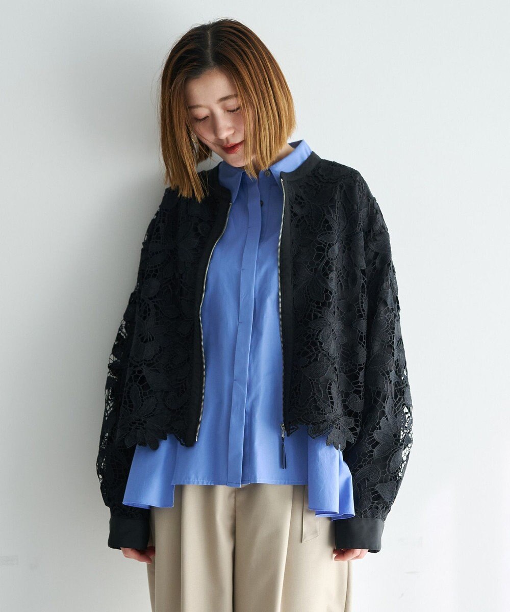 YECCA VECCA レースブルゾン 