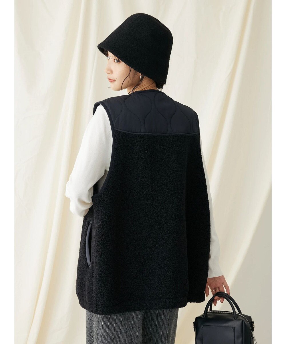 CRAFT STANDARD BOUTIQUE キルティングボア切替ベスト 