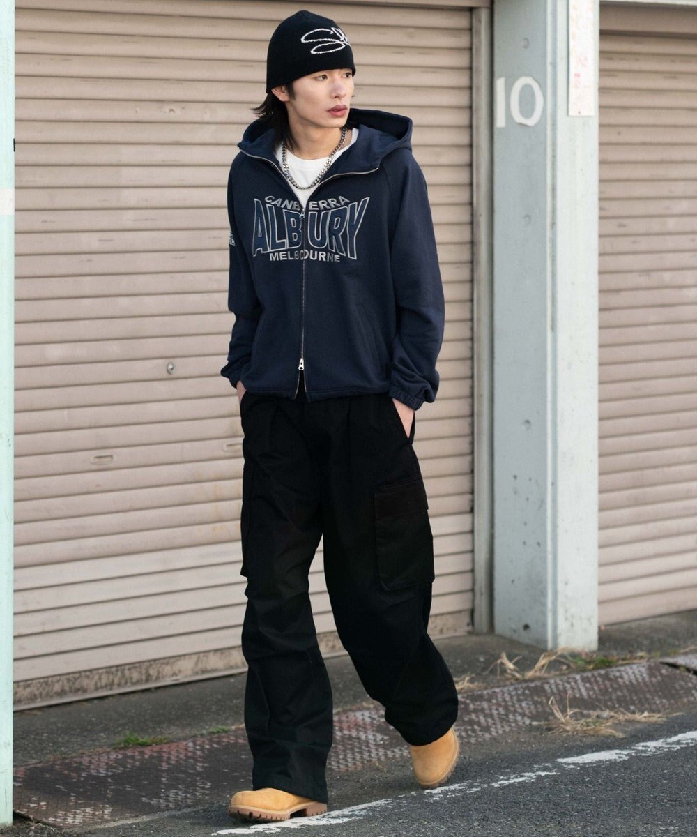 WEGO 【ユニセックス着用ITEM】スタンドネックZIPパーカー 