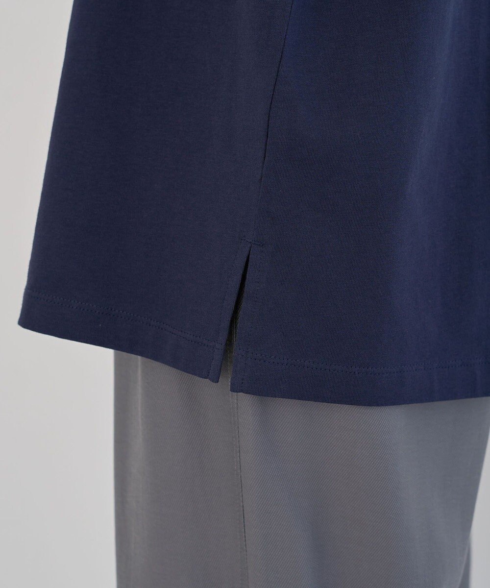 Green Parks フレンチスリーブ筆記体ロゴチュニック 