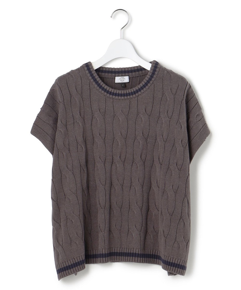 J.PRESS YORK STREET 【WOMEN】チルデンクルーネック ニットベスト 