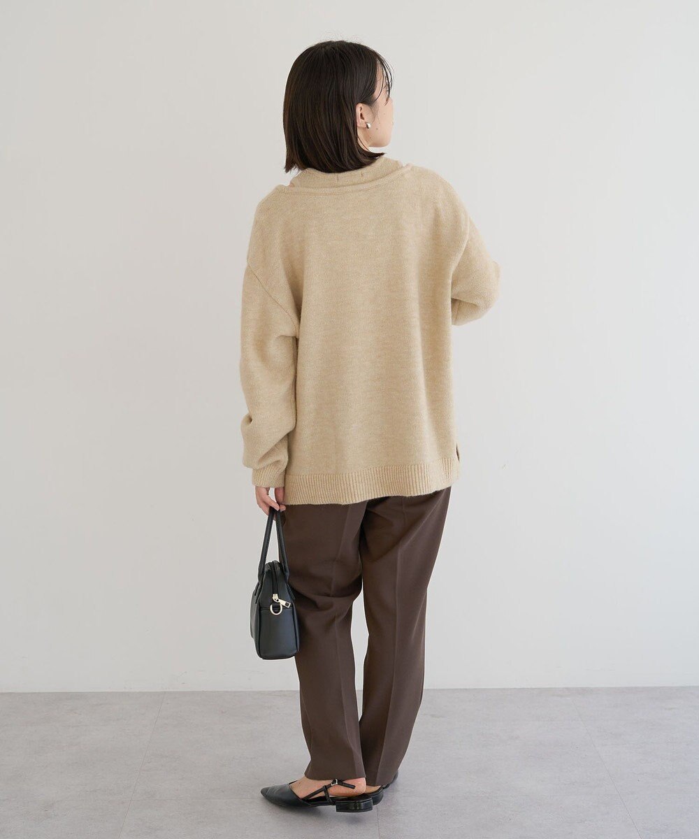 Green Parks フェイクレイヤードＶネックニットプルオーバー 