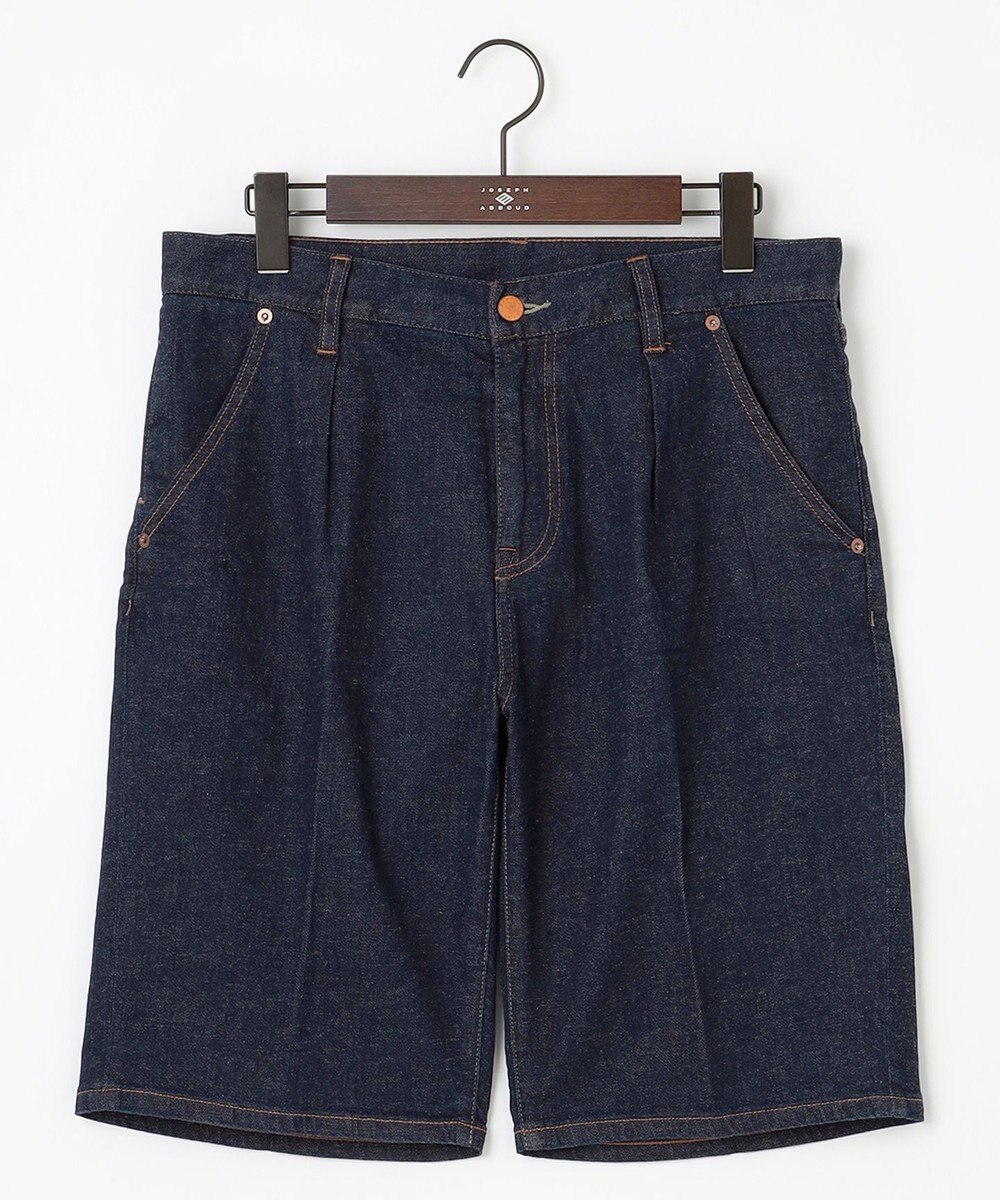 JOSEPH ABBOUD 夏デニム【JAPANファブリック/ストレッチ/軽量】ライトオンスストレッチデニム ショーツ 