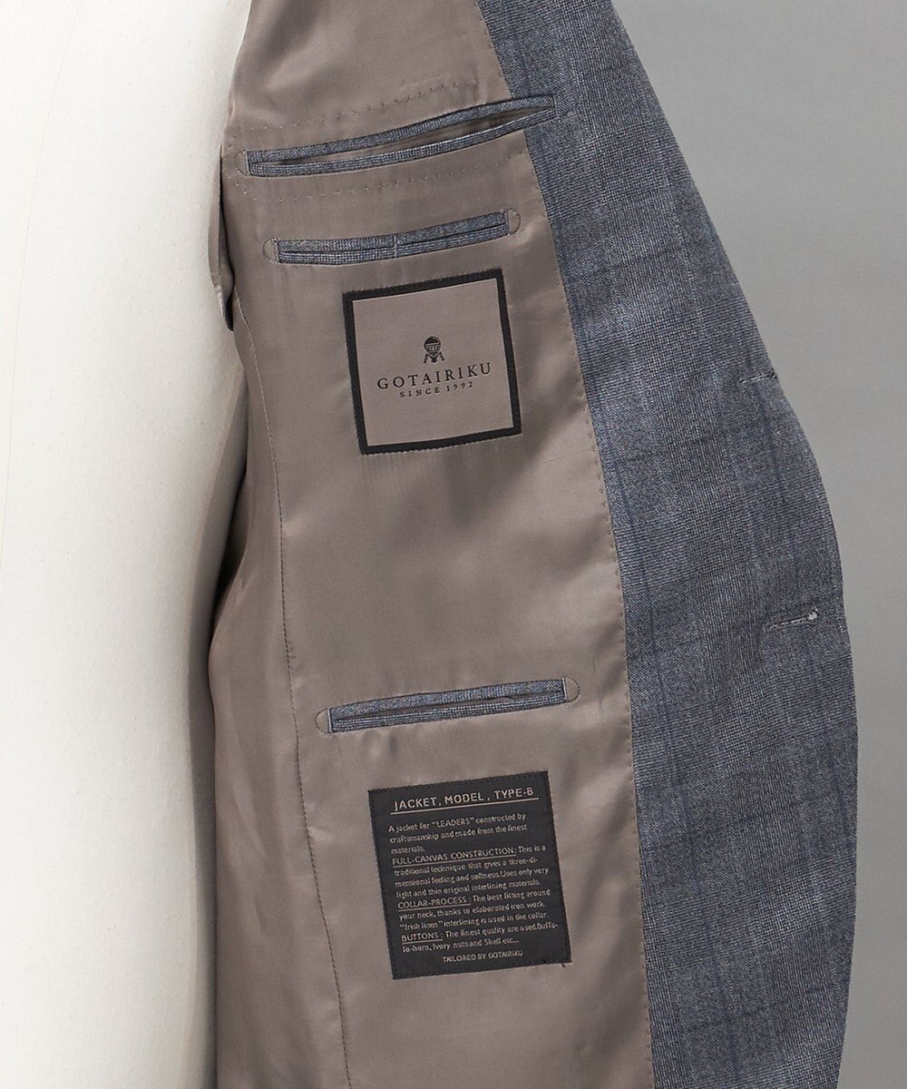 GOTAIRIKU 【ZEGNA/ゼニア】エレクタ スーツ(サックスブルーチェック) 