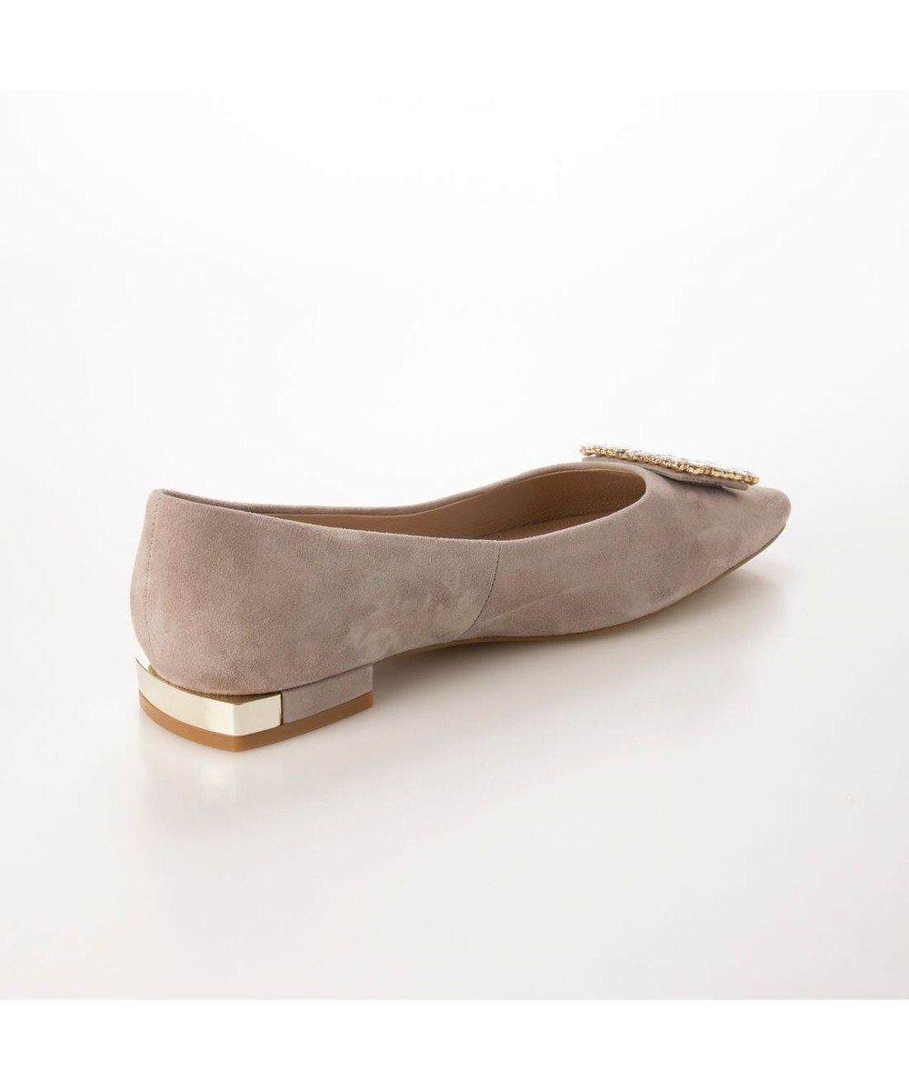 MODE ET JACOMO <MODE ET JACOMO>ビジューモチーフフラットパンプス 