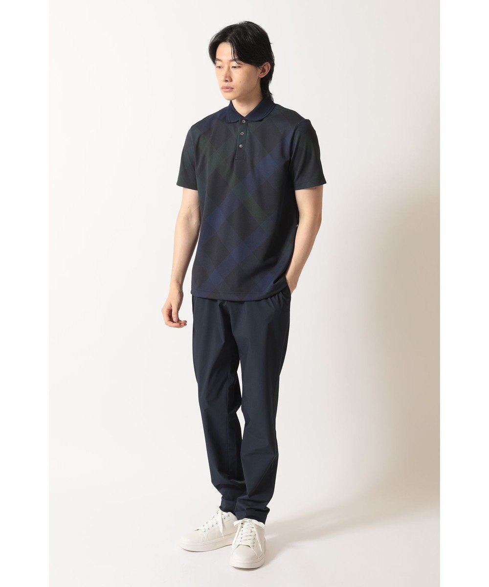 DAKS メガチェック カノコポロシャツ 