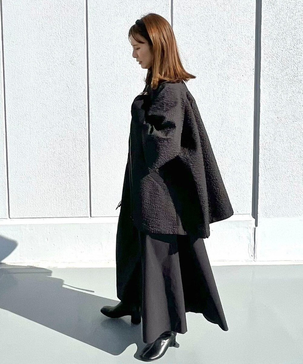 Green Parks AnriettMusee フロントジップジャガードブルゾン 